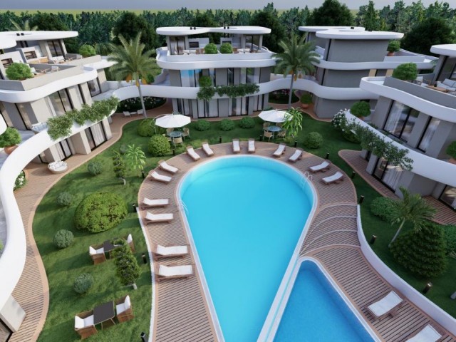 4+ 1 LUXURY VILLAS FOR SALE IN ALSANCAK, CYPRUS GİRNE, NEIGHBORING MERİT HOTELS, WITH MAGNIFICENT MOUNTAIN AND SEA VIEWS