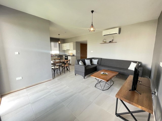 FULLY FURNISHED 2+1 APARTMENT FOR RENT WITH ITS OWN PRIVATE GARDEN IN A COMPLEX WITH POOL IN OLIVE GİRNE