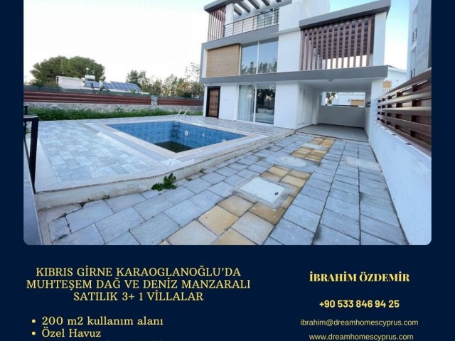 KIBRIS GİRNE MERKEZ'DE ORTAK HAVUZLU SATILIK 3+1 DAİRE