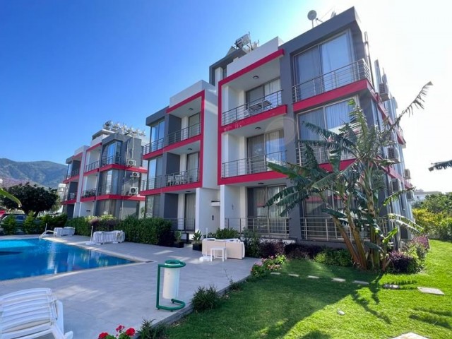 FULLY FURNISHED 2+1 APARTMENT IN A COMPLEX WITH POOL IN CYPRUS GİRNE ALSANCAK