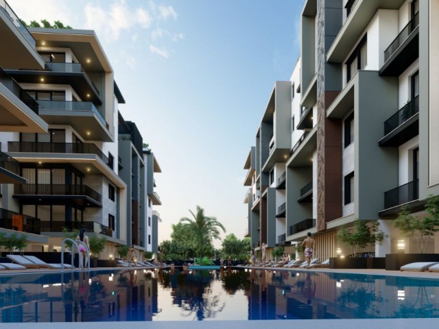2+1 APARTMENTS FOR SALE IN A COMPLEX WITH POOL IN THE CENTER OF CYPRUS GİRNE