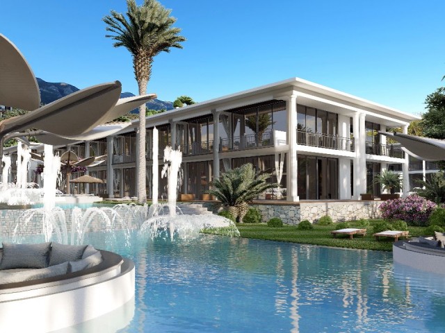 FLATS FOR SALE IN CYPRUS GIRNE ESENTEPE REGION, LIFE OPPORTUNITY IN THE CONCEPT OF 5 STAR HOTEL BY THE SEA