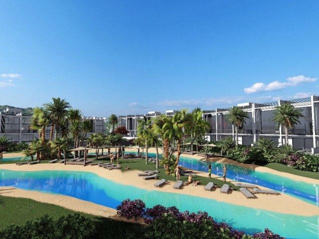 FLATS FOR SALE WITH 1+1 2+1 AND STUDY OPTIONS FOR SALE IN A WONDERFUL PROJECT OFFERING A DREAM LIFE IN ESENTEPE, CYPRUS