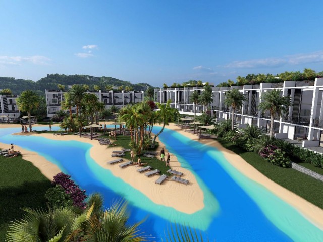 FLATS FOR SALE WITH 1+1 2+1 AND STUDY OPTIONS FOR SALE IN A WONDERFUL PROJECT OFFERING A DREAM LIFE IN ESENTEPE, CYPRUS