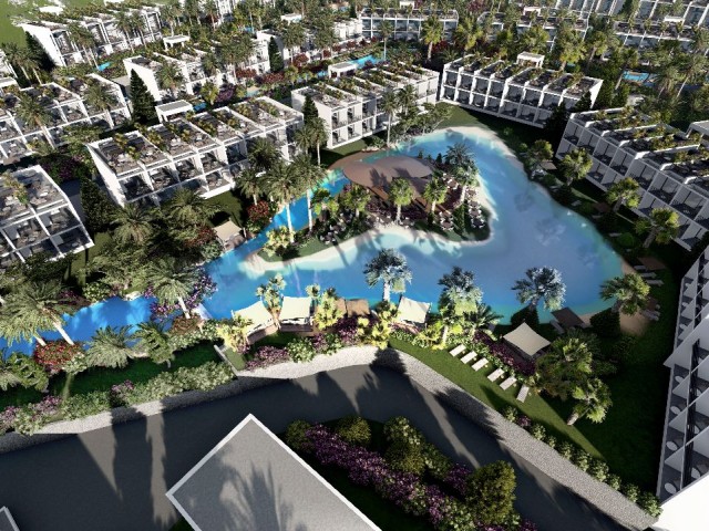 FLATS FOR SALE WITH 1+1 2+1 AND STUDY OPTIONS FOR SALE IN A WONDERFUL PROJECT OFFERING A DREAM LIFE IN ESENTEPE, CYPRUS