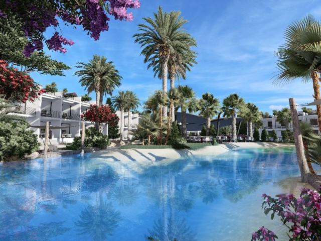 FLATS FOR SALE WITH 1+1 2+1 AND STUDY OPTIONS FOR SALE IN A WONDERFUL PROJECT OFFERING A DREAM LIFE IN ESENTEPE, CYPRUS