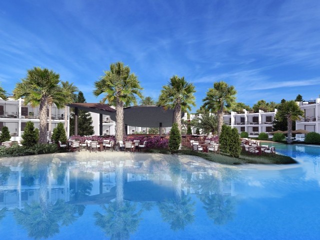 FLATS FOR SALE WITH 1+1 2+1 AND STUDY OPTIONS FOR SALE IN A WONDERFUL PROJECT OFFERING A DREAM LIFE IN ESENTEPE, CYPRUS