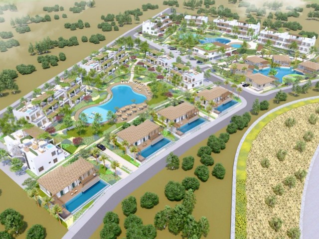 SPECIAL PROJECT CONSISTING OF LUXURIOUS VILLAS AND BUNGALOWS IN ESENTEPE, NORTH CYPRUS