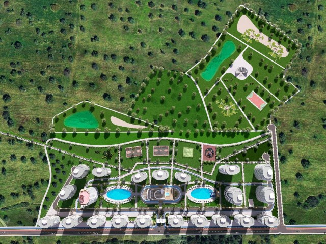 INVESTMENT OPPORTUNITY IN A GIANT PROJECT ATTRACTING ATTENTION WITH ITS SPECIAL ARCHITECTURE WITH ITS LUXURIOUS AND COMFORT IN CYPRUS ISKELE REGION