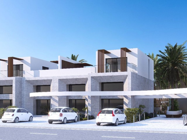 A MAGNIFICENT PROJECT OFFERING A HOLIDAY-LIKE LIVING SPACE, 2 MINUTES TO THE SEA, IN YENIBOGAZICI REGION IN CYPRUS MAGUSA