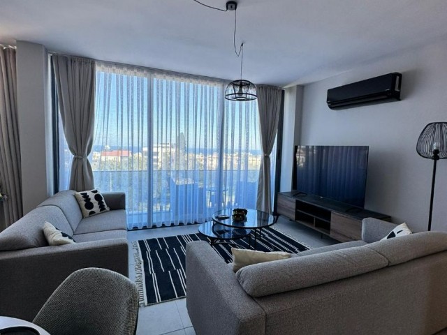 2+1 FLATS FOR SALE IN CYPRUS GIRNE ALSANCAK REGION WITH CLOSED PARKING PARKING, TERRACE, MOUNTAIN, SEA VIEW