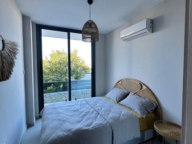 4+1 FLATS FOR SALE IN CYPRUS GIRNE ALSANCAK REGION WITH CLOSED PARKING PARKING, TERRACE, MOUNTAIN, SEA VIEW, TURN KEY AFTER 50% PAYMENT, 12 MONTHS MAINTENANCE.