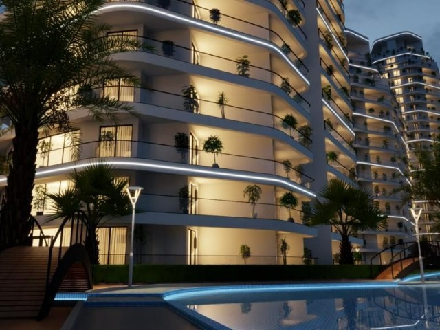 SEA VIEW FLATS OFFERING YOU A PRIVILEGED LIFE WITH ALL FACILITIES IN CYPRUS LEFKE GAZİVEREN AREA