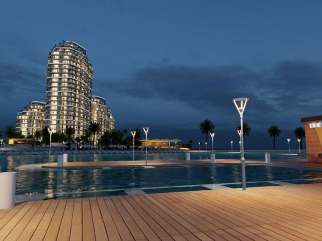 SEA VIEW FLATS OFFERING YOU A PRIVILEGED LIFE WITH ALL FACILITIES IN CYPRUS LEFKE GAZİVEREN AREA