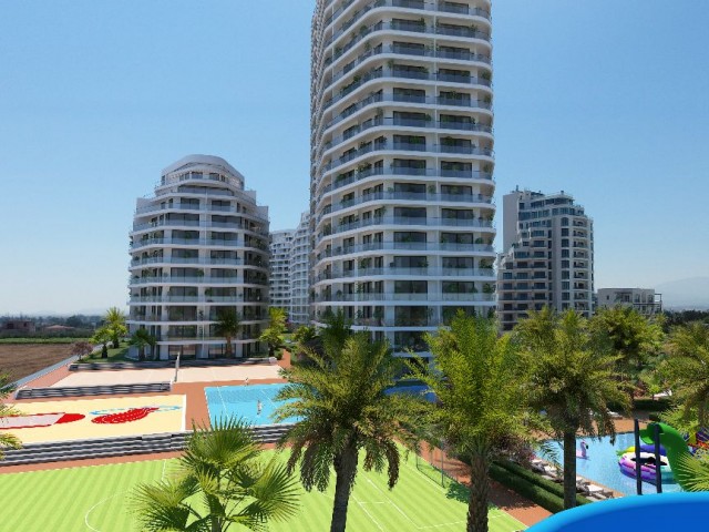 SEA VIEW FLATS OFFERING YOU A PRIVILEGED LIFE WITH ALL FACILITIES IN CYPRUS LEFKE GAZİVEREN AREA