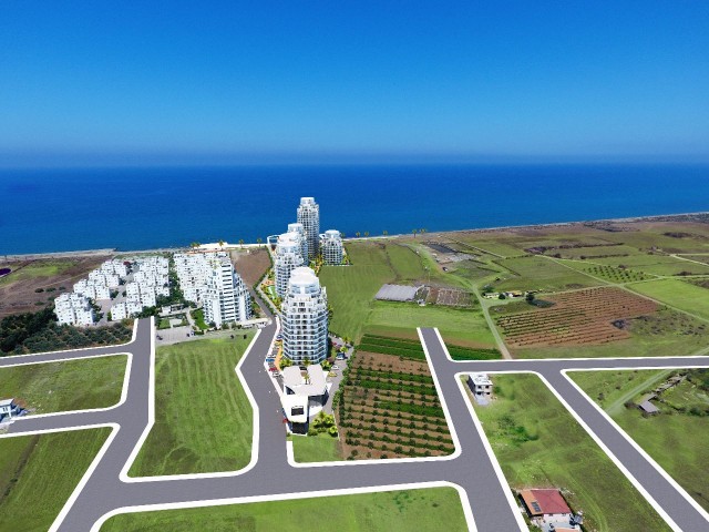 SEA VIEW FLATS OFFERING YOU A PRIVILEGED LIFE WITH ALL FACILITIES IN CYPRUS LEFKE GAZİVEREN AREA
