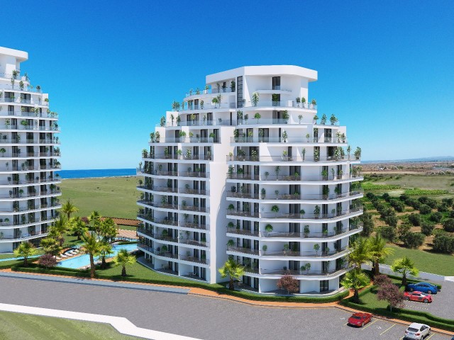 SEA VIEW FLATS OFFERING YOU A PRIVILEGED LIFE WITH ALL FACILITIES IN CYPRUS LEFKE GAZİVEREN AREA