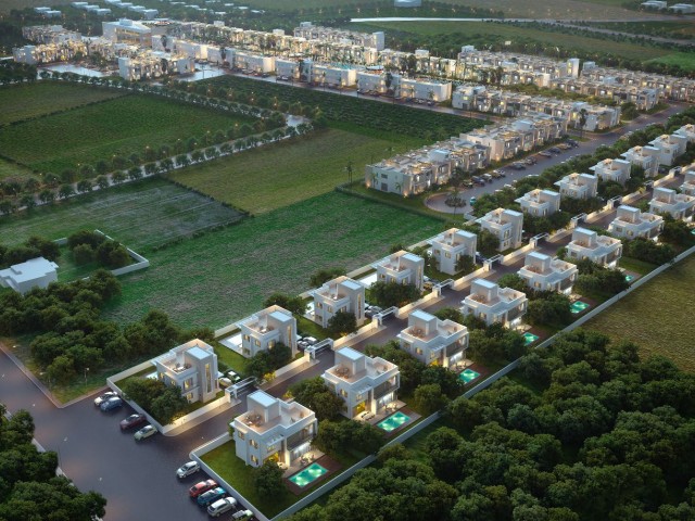آپارتمان های 1+1، 2+1 و 3+1 در پروژه واقع در مرکز طبیعت باشکوه منطقه اسکله قبرس