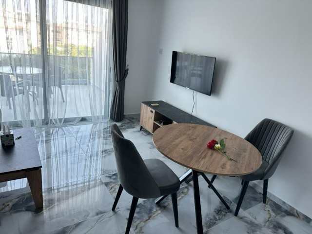 FULLY FURNISHED 1+1 FLAT FOR SALE IN ALSANCAK, GIRNE, CYPRUS, WITH VAT AND TRANSFORMER PAID, WITH HIGH RENTAL INCOME