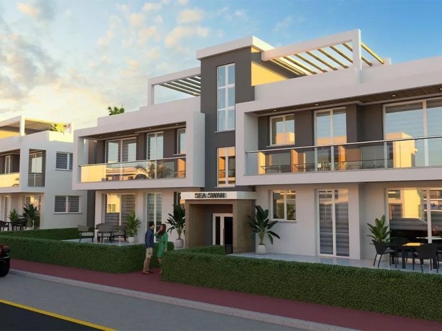 A STUNNING PROJECT IN CYPRUS İSKELE AREA.. 1+1, 1+1 LOFT AND 2+1 ULTRALUX FLATS FOR SALE