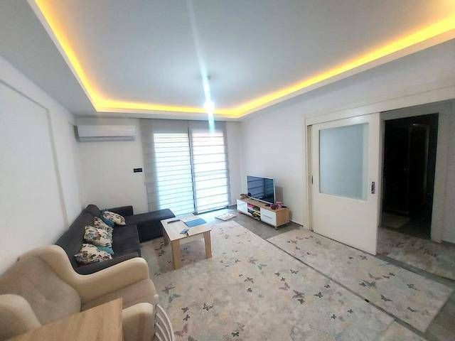 FULLY FURNISHED, ALL EXPENSES PAID, 2+1 FLAT FOR SALE IN GIRNE CENTER, CYPRUS