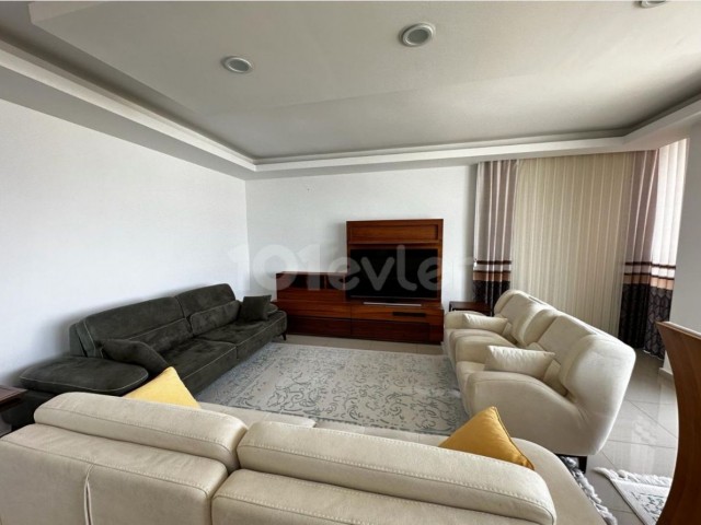 FULLY FURNISHED 3+2 LUXURY FLAT FOR RENT WITH SEA VIEW IN CYPRUS KYRENIA CENTER