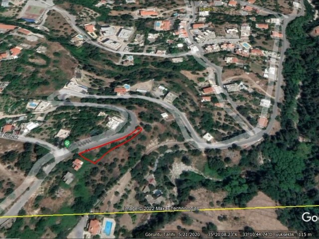 Residential Zoned Plot For Sale in Lapta, Kyrenia