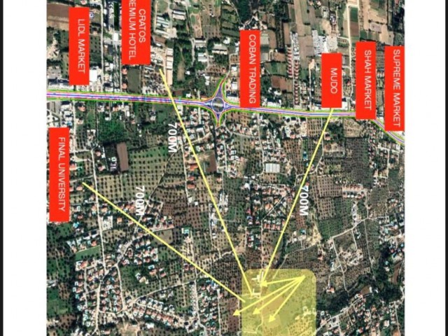 Turk Kocan und Parzellierung gleichwertiger Titel abgeschlossen, 115.000 STG, Startpreis 600 m2 / 855 m2