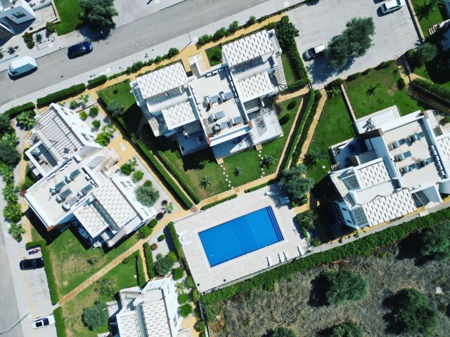 flat with garden poolside