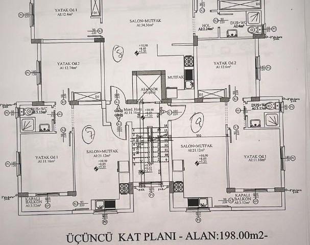 Land for apartment for sale 1046 square meters 15 flats in total Visaed projects are ready 780,000 stg cash or villa+cash