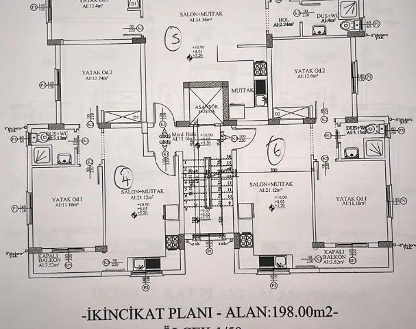 Satılık apartmanlık arsa  1046 metrekare Toplamda 15 daire   Vizelenmiş projeler hazır 780,000 stg nakit veya villa+nakit