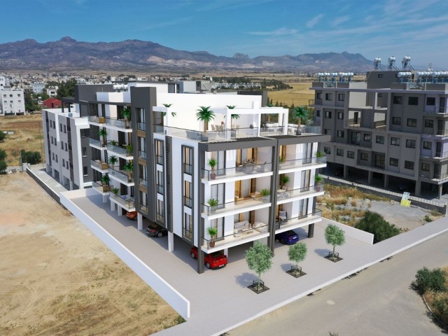 2+1 apartments for sale in Kucuk Kaymakli district 