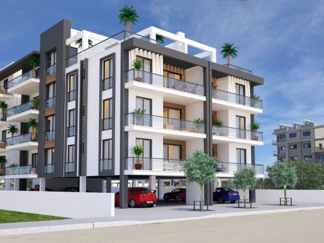 2+1 apartments for sale in Kucuk Kaymakli district 