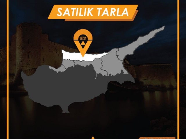 PINARBAŞIN DA SATILIK TARLA İÇERİSİNE 1 ADET EV YAPILABİLİNİR !! 130.000 GBP ( 4DÖNÜM 3 EVLEK )