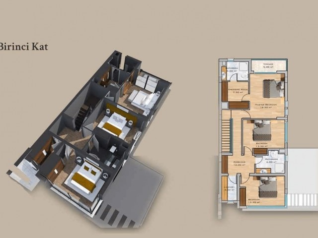 LUXVILLA MIT GERÄUMIGEN WOHNBEREICHEN IN YENİKENT – LETZTE CHANCEN