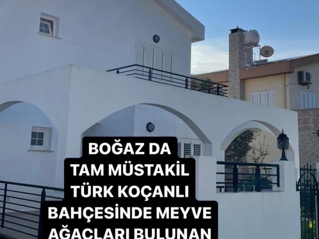 BOĞAZDA VERGİLERİ ÖDENMİŞ TAM MÜSTAKİL VİLLA