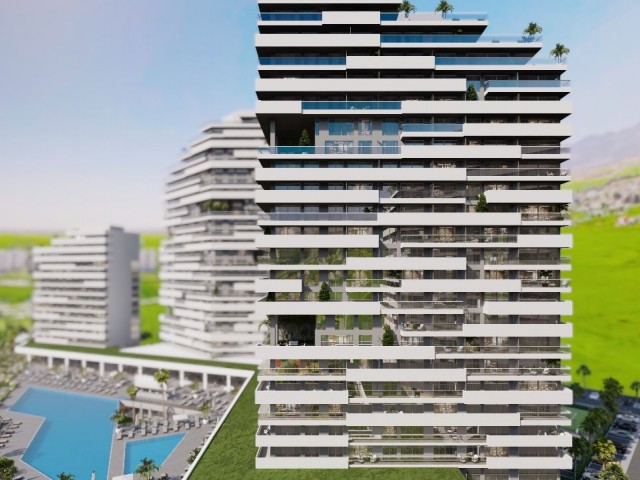 3+1 Flat For Sale In Querencia Complex In Iskele Long Beach