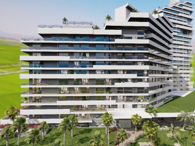 İskele Long Beach'de, Querencia Sitesinde Satılık 2+1 Daire