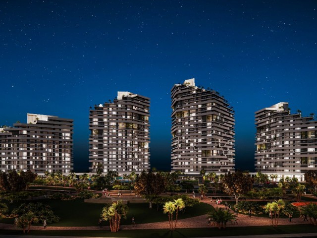 İskele Long Beach'de, Querencia Sitesinde Satılık 2+1 Daire