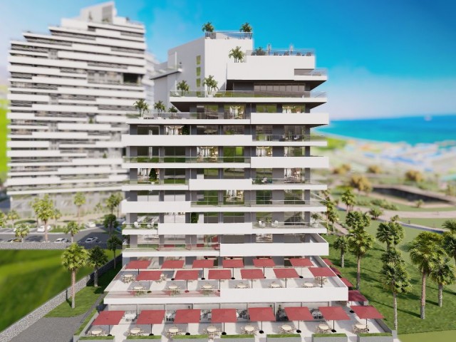 İskele Long Beach'de, Querencia Sitesinde Satılık 1+1 Daire