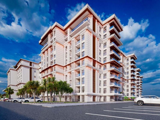 Iskele Long Beach Havuzlu Site İçerisinde 1+1 Daire 84 ay faizsiz taksitle