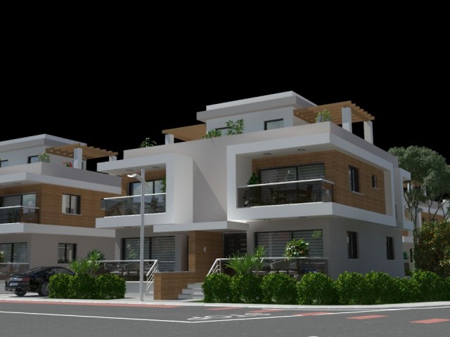 Long Beach/3+1 site içinde satılık/taksitli villa