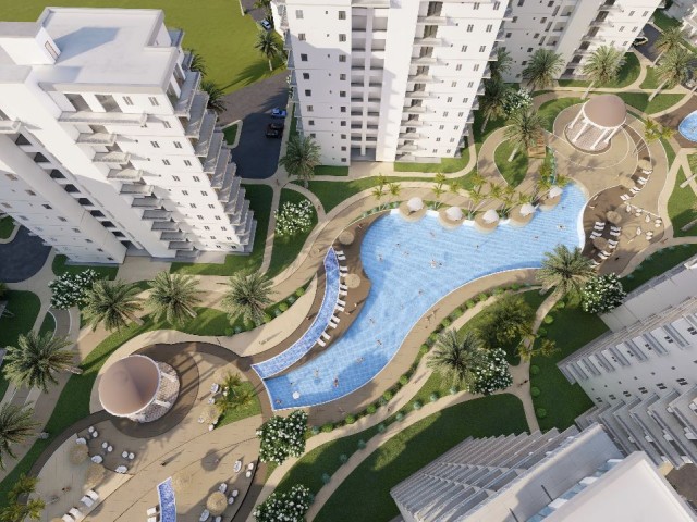 3+1 Penthouse At Caesar Blue In Iskele Bogaz, 200 Meters From The Sea, In 48 Monthly Interest-Free Installments. 6%Cashback