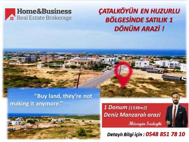 Residential Zoned Plot For Sale in Çatalköy, Kyrenia