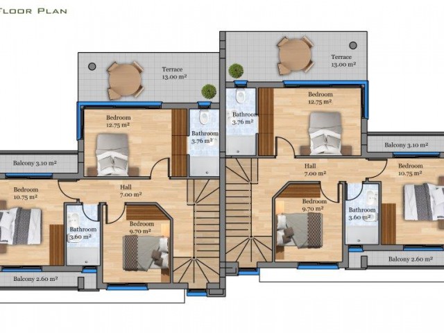 Semi Detached For Sale in Çatalköy, Kyrenia