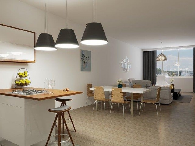 2+1 APARTMENTS FOR SALE, DESIGNED IN ACCORDANCE WITH MODERN ARCHITECTURE, WITHIN WALKING DISTANCE OF THE SEA IN THE CENTER OF KYRENIA ** 