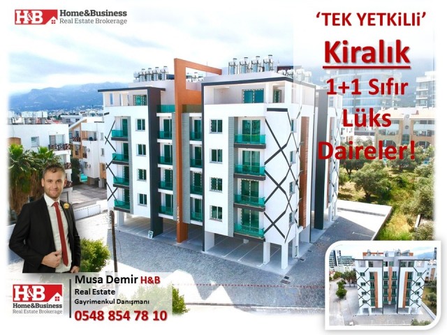 GİRNE MERKEZDE KİRALIK FULL EŞYALI 1+1 SIFIR DAİRELER