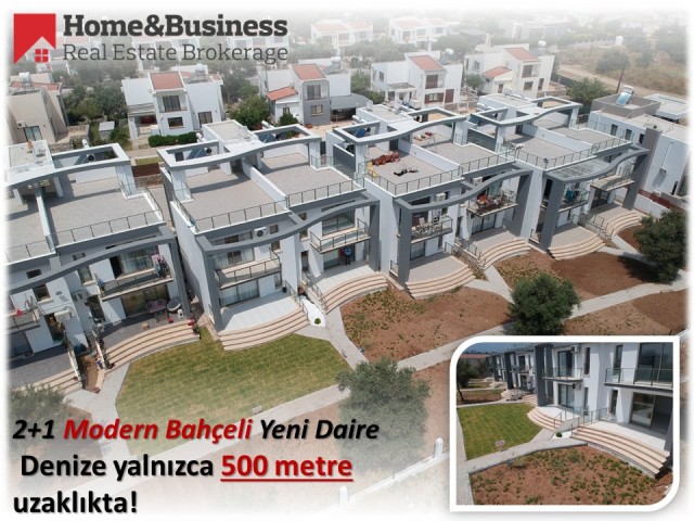 GİRNE ÇATALKÖY BÖLGESİNDE SATILIK 2+1 MODERN BAHÇELİ YENİ DAİRE