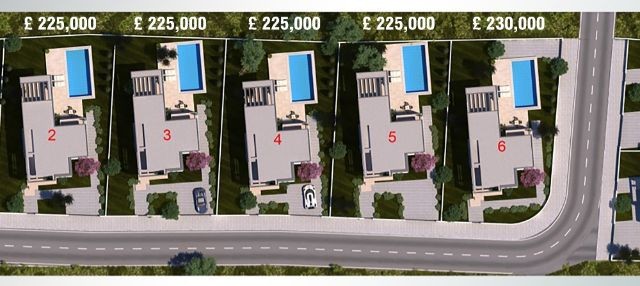 4 +1 MODERN VILLAS FOR SALE IN THE MOST DECENT AREA OF ÇATALKÖY, KYRENIA, TRNC ** 