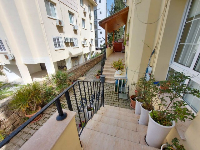 GROUND FLOOR 3+1 FLAT WITH GARDEN POOL FOR SALE IN KYRENIA CENTER! ** 